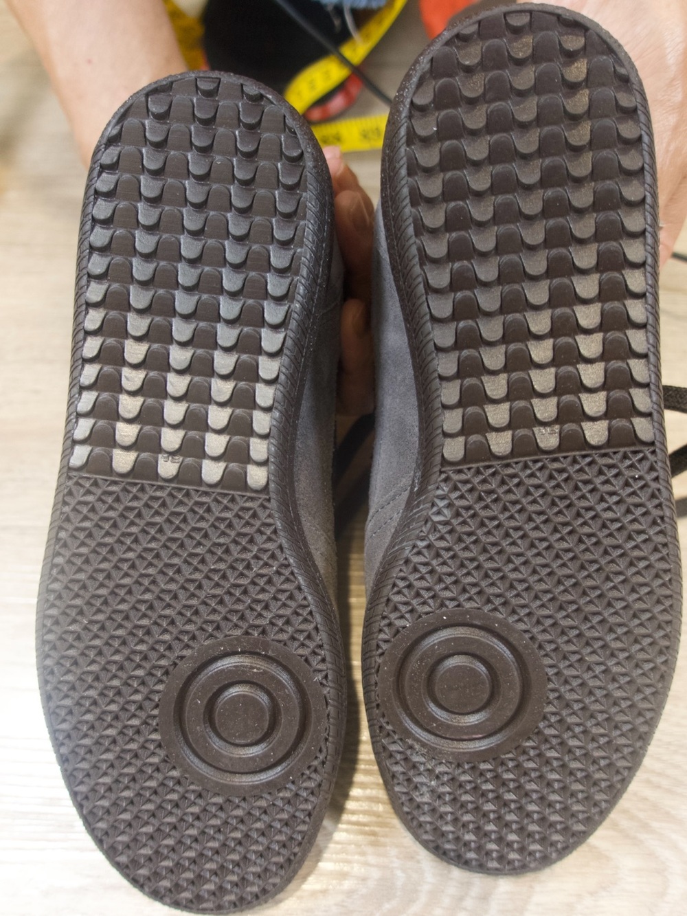ALOHAS Gray and Black Suede Lace-Up Sneakers - Picture 7 of 8